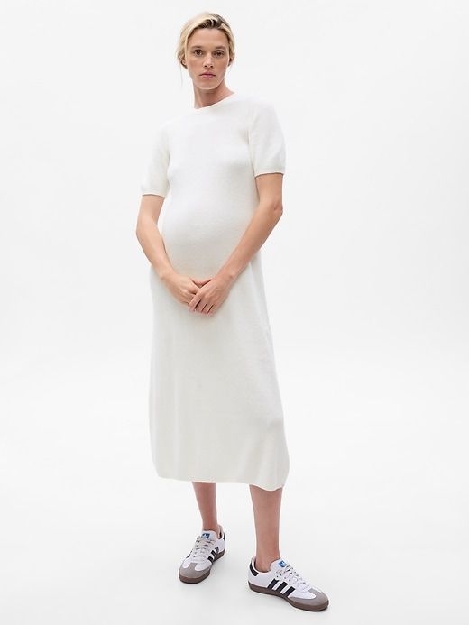 Maternity CashSoft Midi Sweater Dress sold by GAP