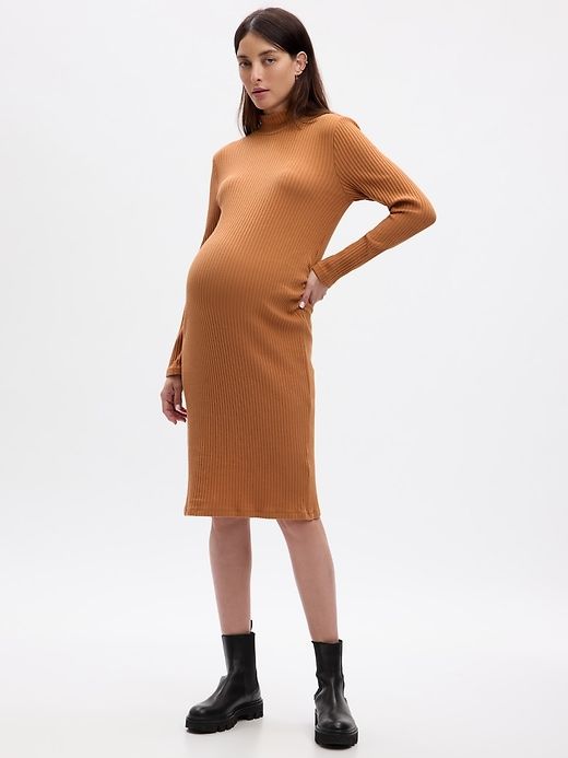 Maternity Rib Midi Sweater Dress sold by GAP