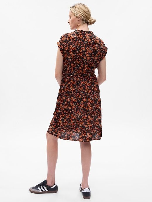 Maternity Button-Front Midi Dress sold by GAP product image thumbnail 2