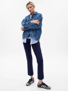 Maternity Full Panel Ponte Crop Kick Pants sold by GAP