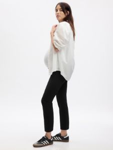 Maternity Full Panel Ponte Crop Kick Pants sold by GAP