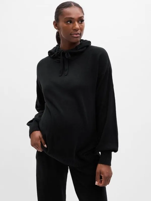 Maternity CashSoft Sweater Hoodie sold by GAP