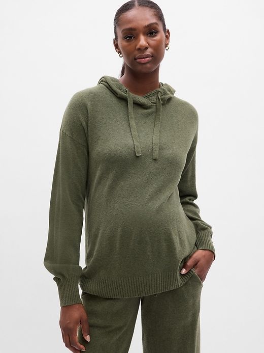 Maternity CashSoft Sweater Hoodie sold by GAP