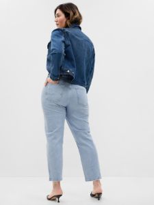 High Rise Cheeky Straight Jeans sold by GAP