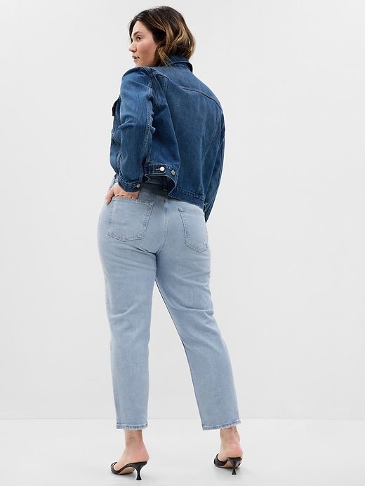 High Rise Cheeky Straight Jeans sold by GAP product image thumbnail 5