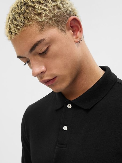 Pique Polo Shirt sold by GAP product image thumbnail 3