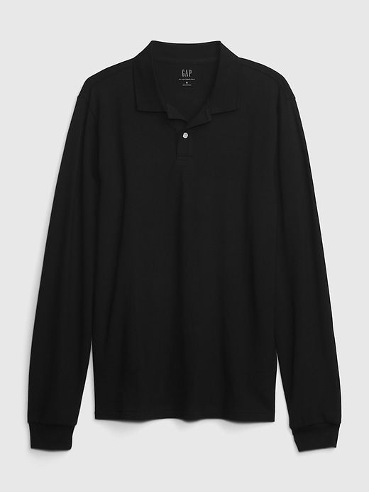 Pique Polo Shirt sold by GAP product image thumbnail 4