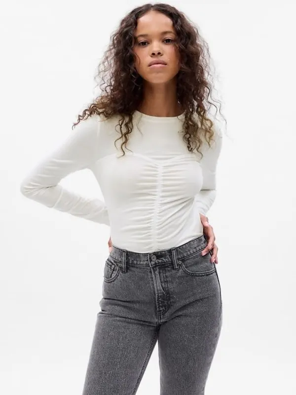 Ruched T-Shirt sold by GAP