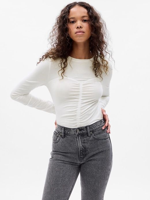 Ruched T-Shirt sold by GAP