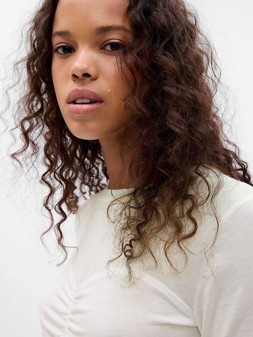 Ruched T-Shirt sold by GAP product image thumbnail 3