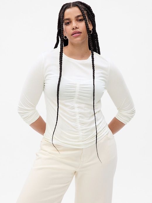 Ruched T-Shirt sold by GAP product image thumbnail 4