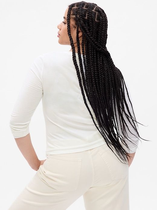 Ruched T-Shirt sold by GAP product image thumbnail 5