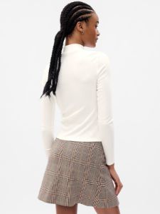 Modern Mockneck Cropped T-Shirt sold by GAP