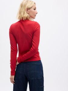 Modern Mockneck Cropped T-Shirt sold by GAP