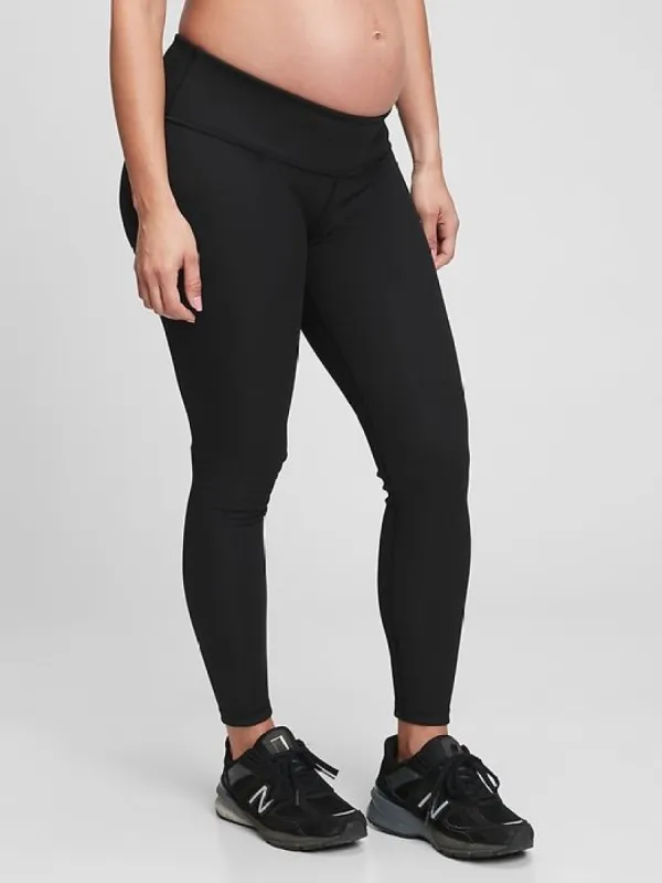 Maternity GapFit Under Belly Rib Blackout 7/8 Leggings sold by GAP