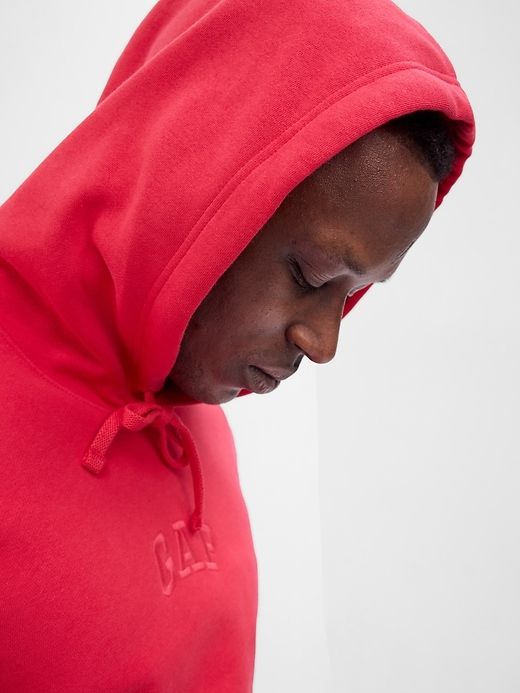 Viva Magenta Mini Gap Arch Logo Hoodie sold by GAP product image thumbnail 3