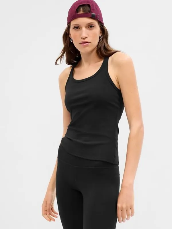 GapFit Studio Rib Tank Top sold by GAP