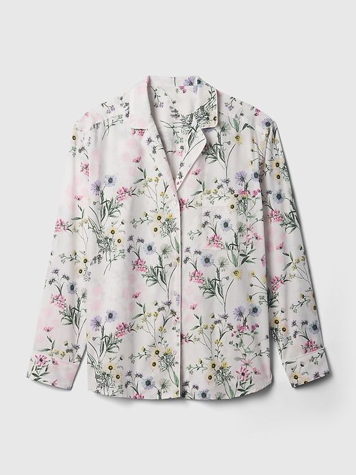 Poplin PJ Shirt sold by GAP product image thumbnail 4