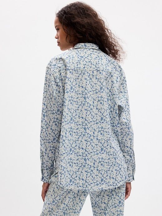 Poplin PJ Shirt sold by GAP product image thumbnail 2