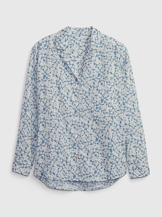 Poplin PJ Shirt sold by GAP product image thumbnail 4