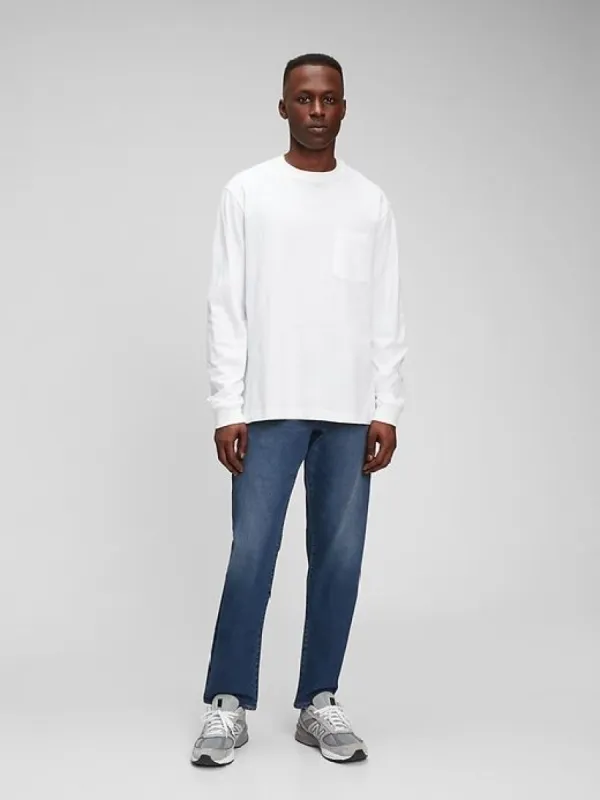 365TEMP Straight Performance Jeans in GapFlex sold by GAP