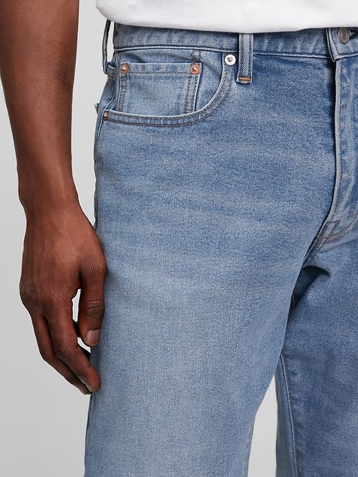 365TEMP Straight Performance Jeans in GapFlex sold by GAP product image thumbnail 4