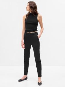 Mid Rise BiStretch Ankle-Zip Slim Pants sold by GAP