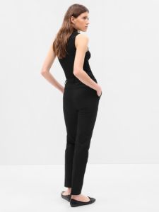 Mid Rise BiStretch Ankle-Zip Slim Pants sold by GAP