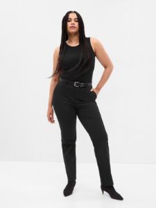 Mid Rise BiStretch Ankle-Zip Slim Pants sold by GAP