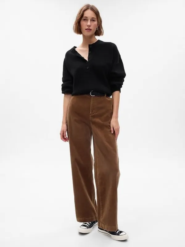 Mid Rise Loose Corduroy Pants sold by GAP