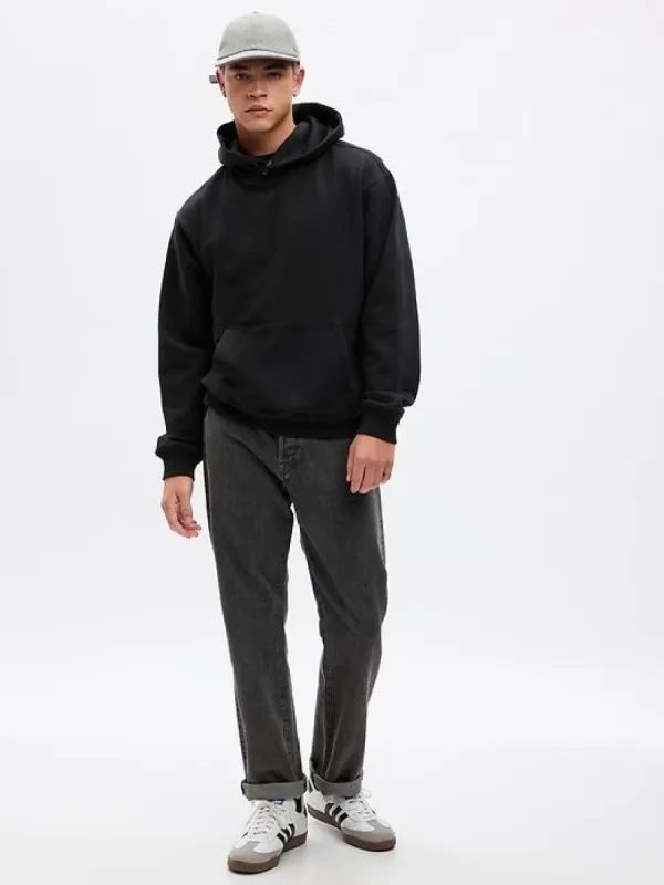 Snap-Button Heavyweight Hoodie sold by GAP