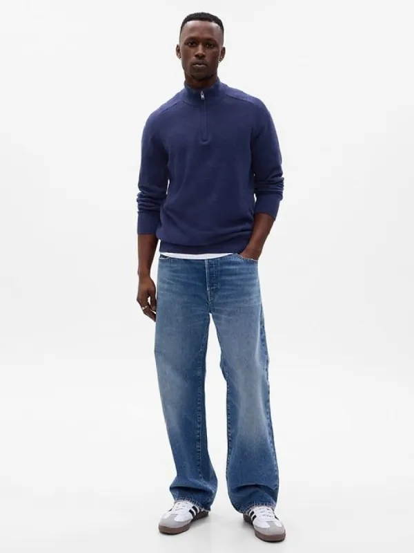 CashSoft Half-Zip Pullover sold by GAP