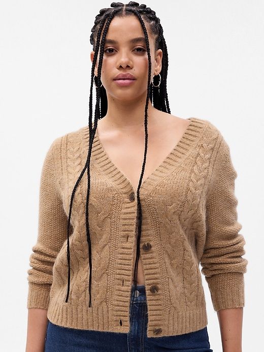 Cable-Knit Cardigan sold by GAP product image thumbnail 5