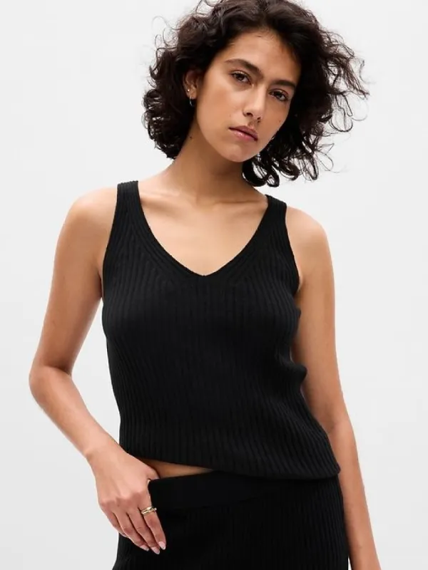 CashSoft Rib Tank Top sold by GAP