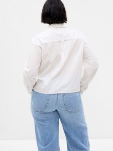 Eyelet Cropped Shirt sold by GAP