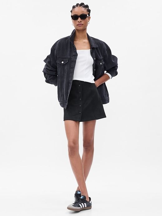 Faux-Suede Mini Skirt sold by GAP