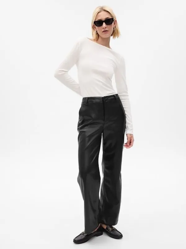 Modern Boatneck Rib Bodysuit sold by GAP