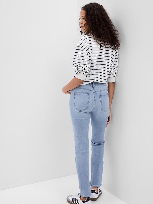 Mid Rise Classic Straight Jeans sold by GAP product image thumbnail 2