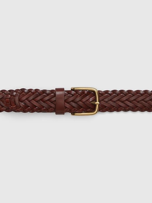 Braided Leather Belt sold by GAP product image thumbnail 2