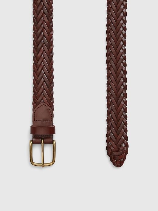 Braided Leather Belt sold by GAP product image thumbnail 3