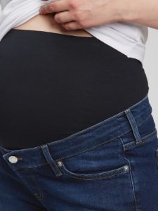 Maternity True Waistband Full Panel Girlfriend Jeans sold by GAP