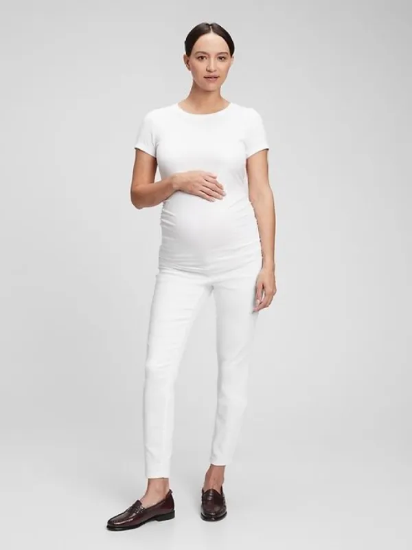 Maternity Inset Panel Skinny Jeans sold by GAP
