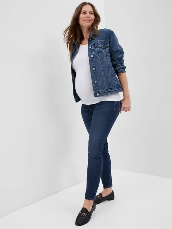 Maternity Inset Panel Skinny Jeans sold by GAP