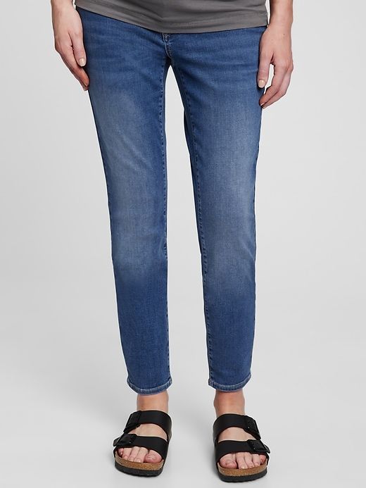 Maternity Inset Panel Skinny Jeans sold by GAP product image thumbnail 4