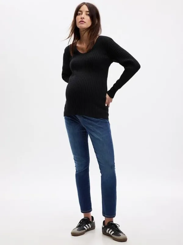 Maternity True Waistband Full Panel Vintage Slim Jeans sold by GAP