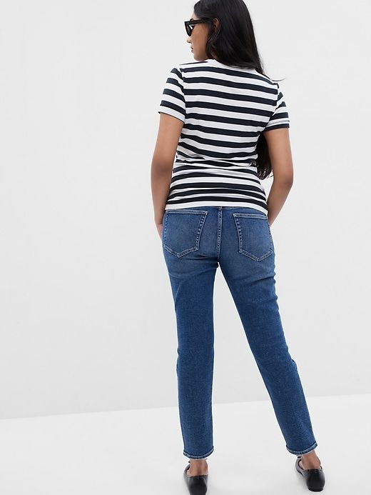 Maternity True Waistband Full Panel Vintage Slim Jeans sold by GAP product image thumbnail 5