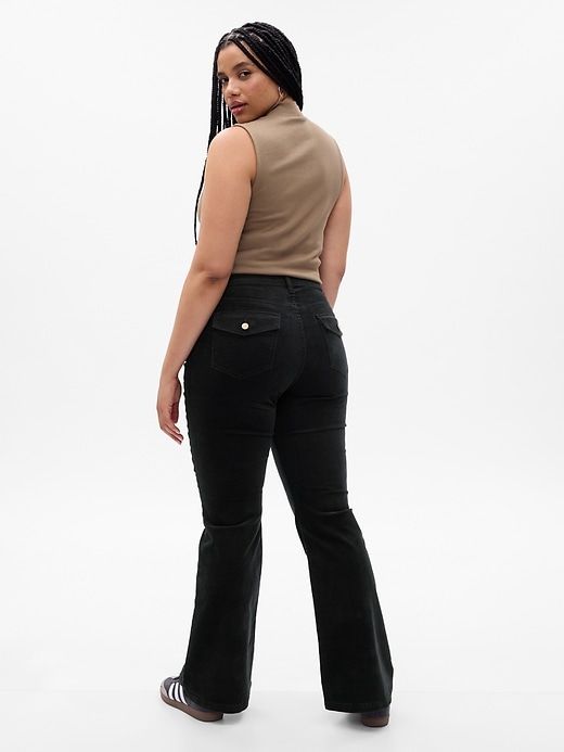 High Rise Corduroy '70s Flare Pants sold by GAP product image thumbnail 5