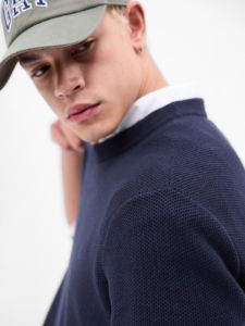 Waffle Sweater sold by GAP