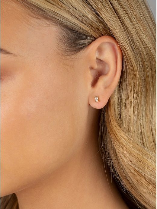 Tiny Baguette Stud Earring sold by GAP product image thumbnail 2