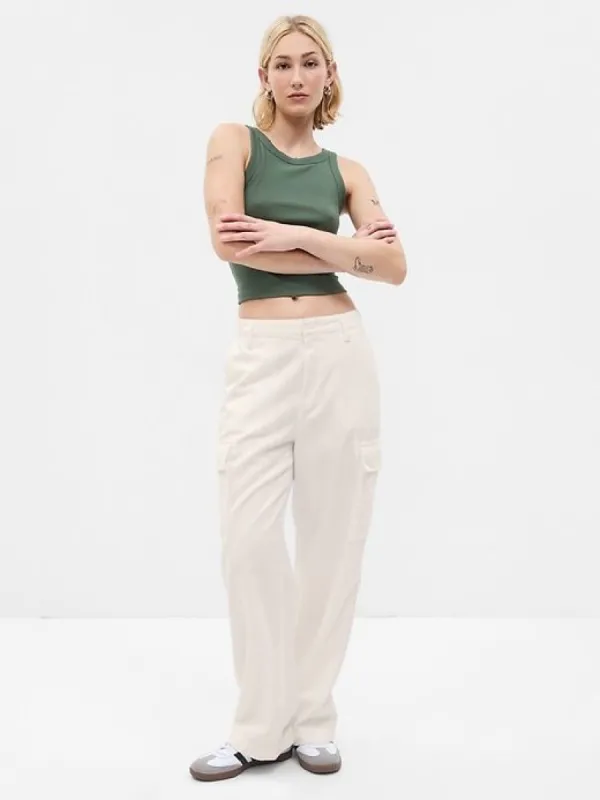 Twill Loose Cargo Pants sold by GAP